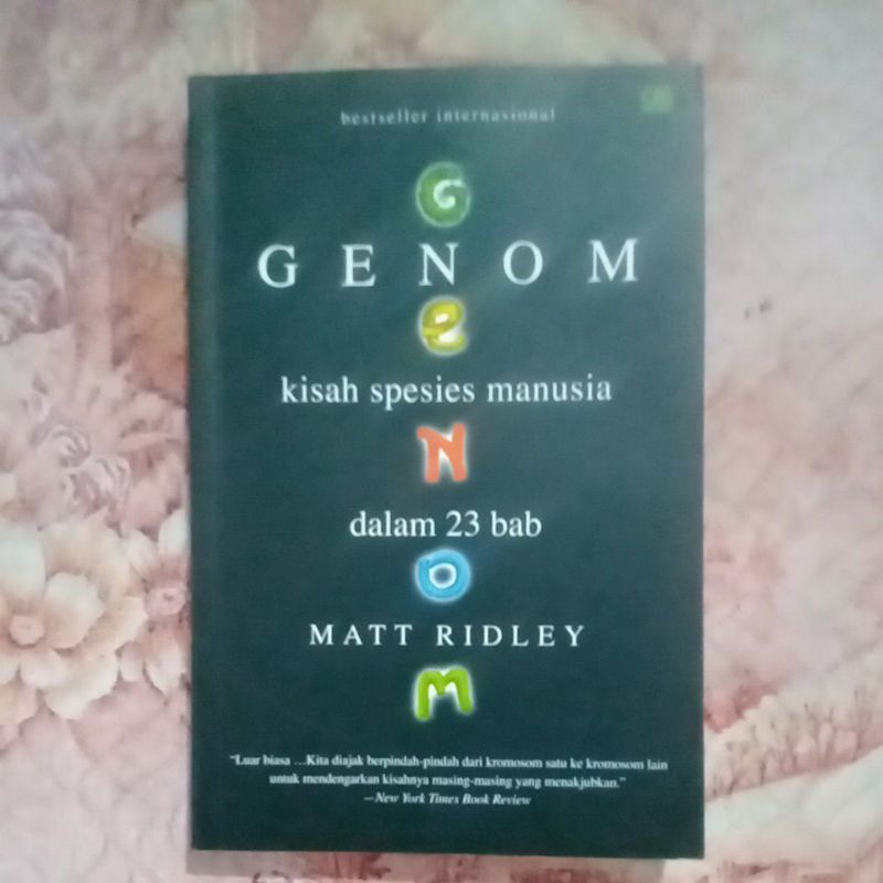 kisah spesis manusia dalam 23 bab  GENOM
