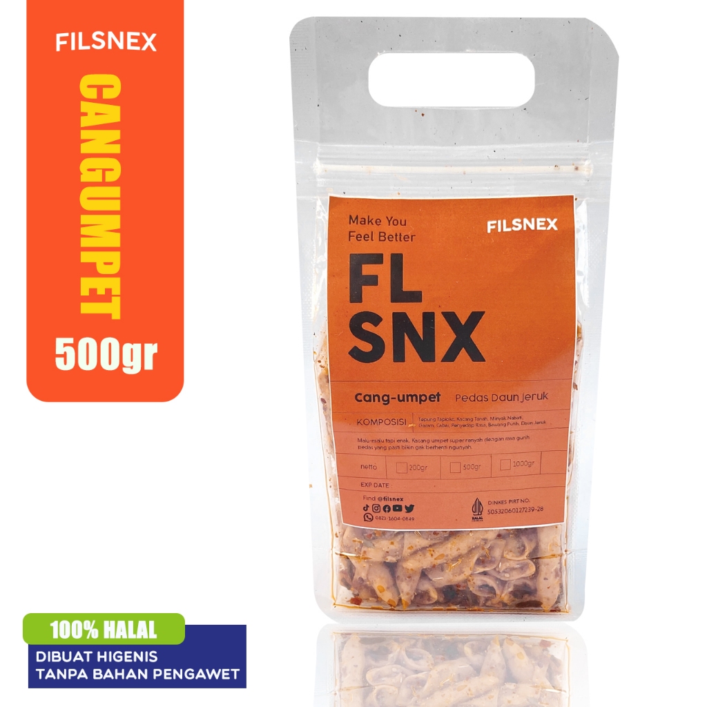

Kacang Umpet Camilan Kering Pedas Gurih Daun Jeruk 500gr - Feelsnax Siumpet