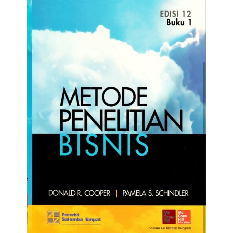 

Metode Penelitian Bisnis edisi 12 buku 1 by Donald Cooper