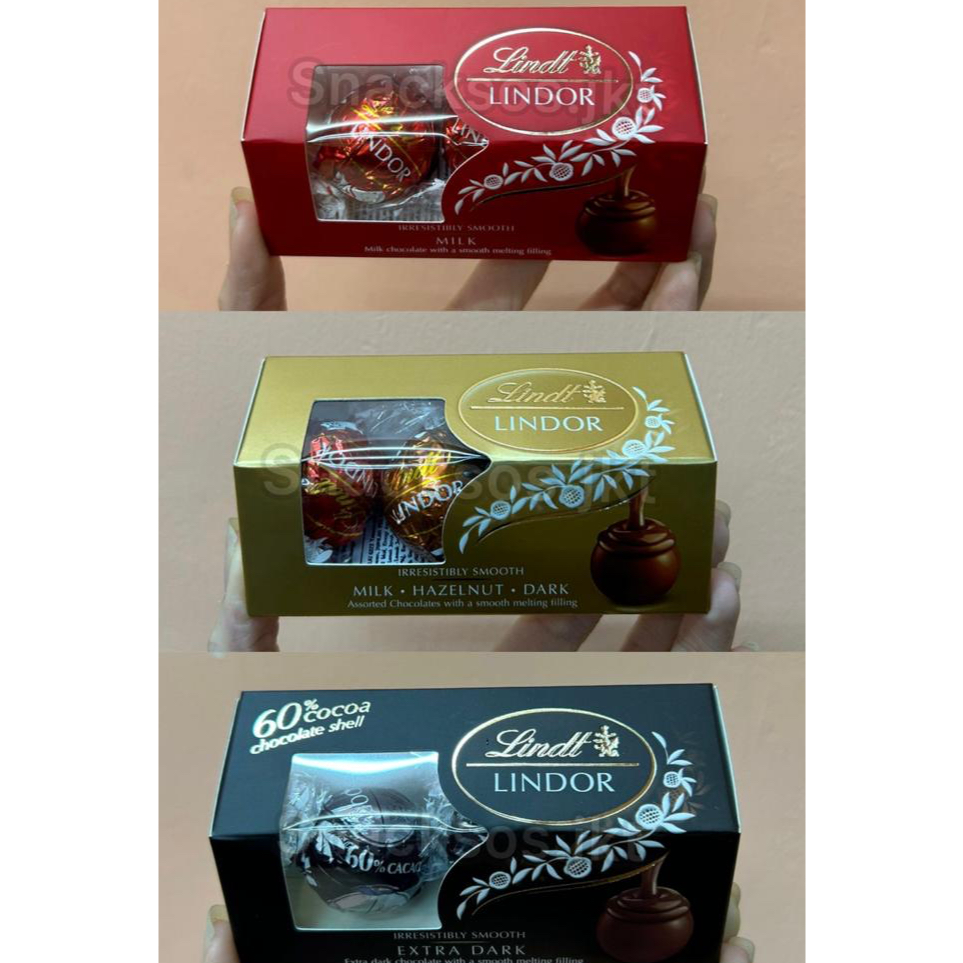 

↓➺✹ LINDT LINDOR TRIO MILK CHOCOLATE / EXTRA DARK / ASSORTED CHOCOLATE ★★★★