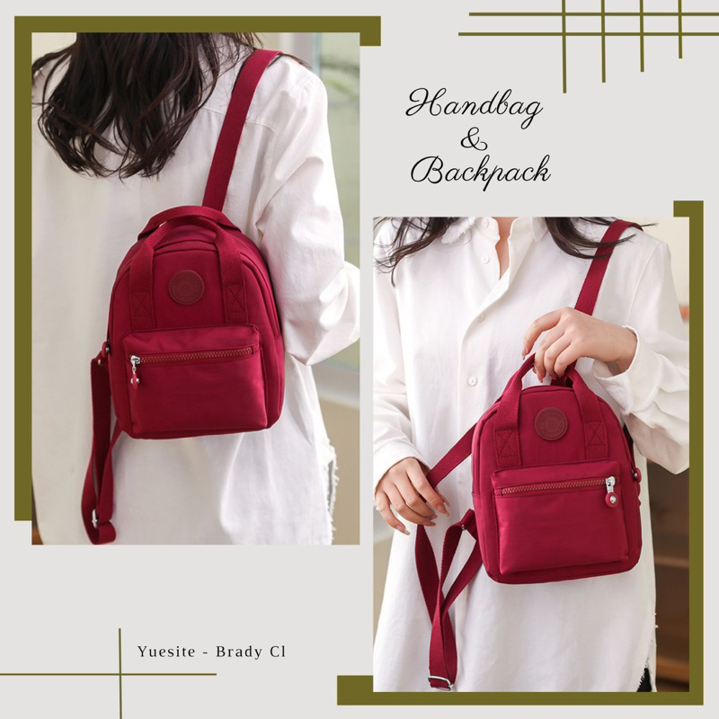 Yuesite Brady Small Backpack Original Ransel Kecil