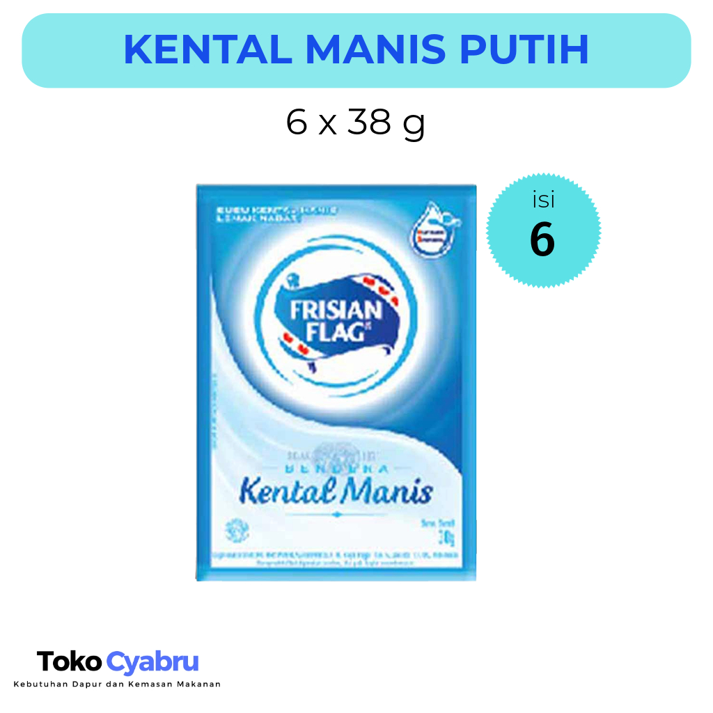 

Kental Manis Putih Frisian Flag 6 x 38 g