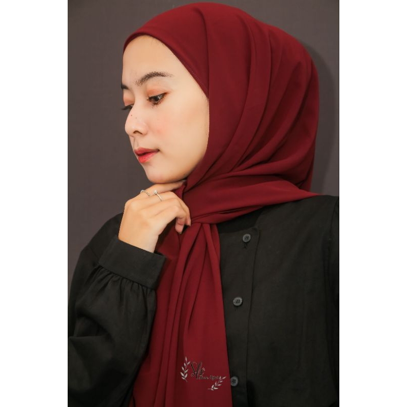 Hijab Segitiga Iner 1 Layer Hijab Instan // By Shanhijab