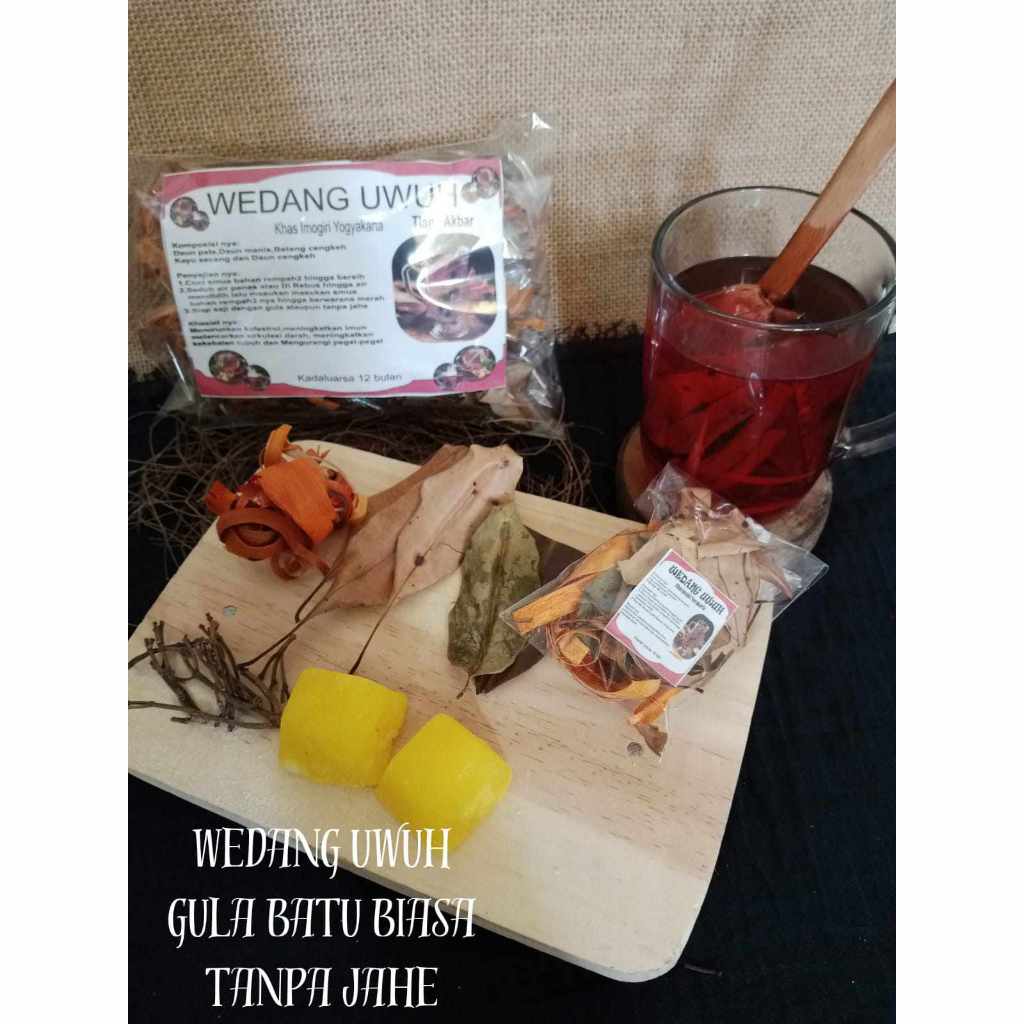 

WEDANG UWUH GULA BATU BIASA KHAS IMOGIRI YOGYAKARTA
