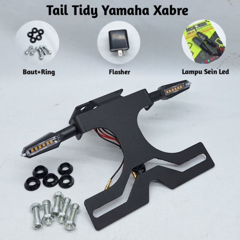 Tail Tidy Spakbor Belakang Yamaha Xabre Plus Dudukan Plat Nomor Xabre