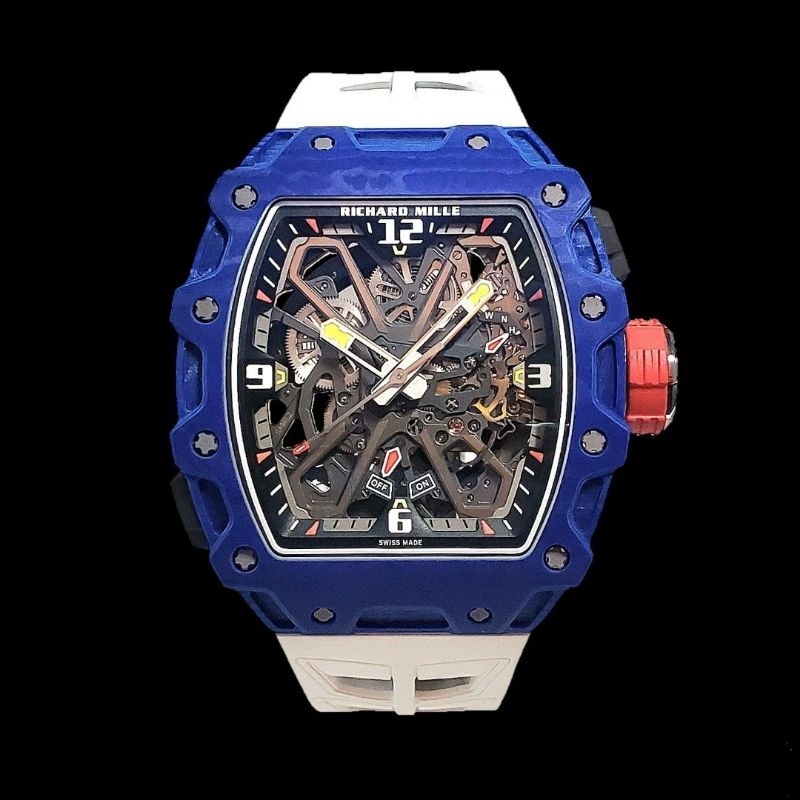 Jam tangan Pria Automatic Swiss RM 35-03 Rafael Nadal Blue Carbon fullset