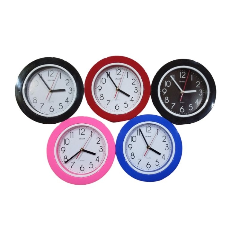 Jam dinding ogana polos