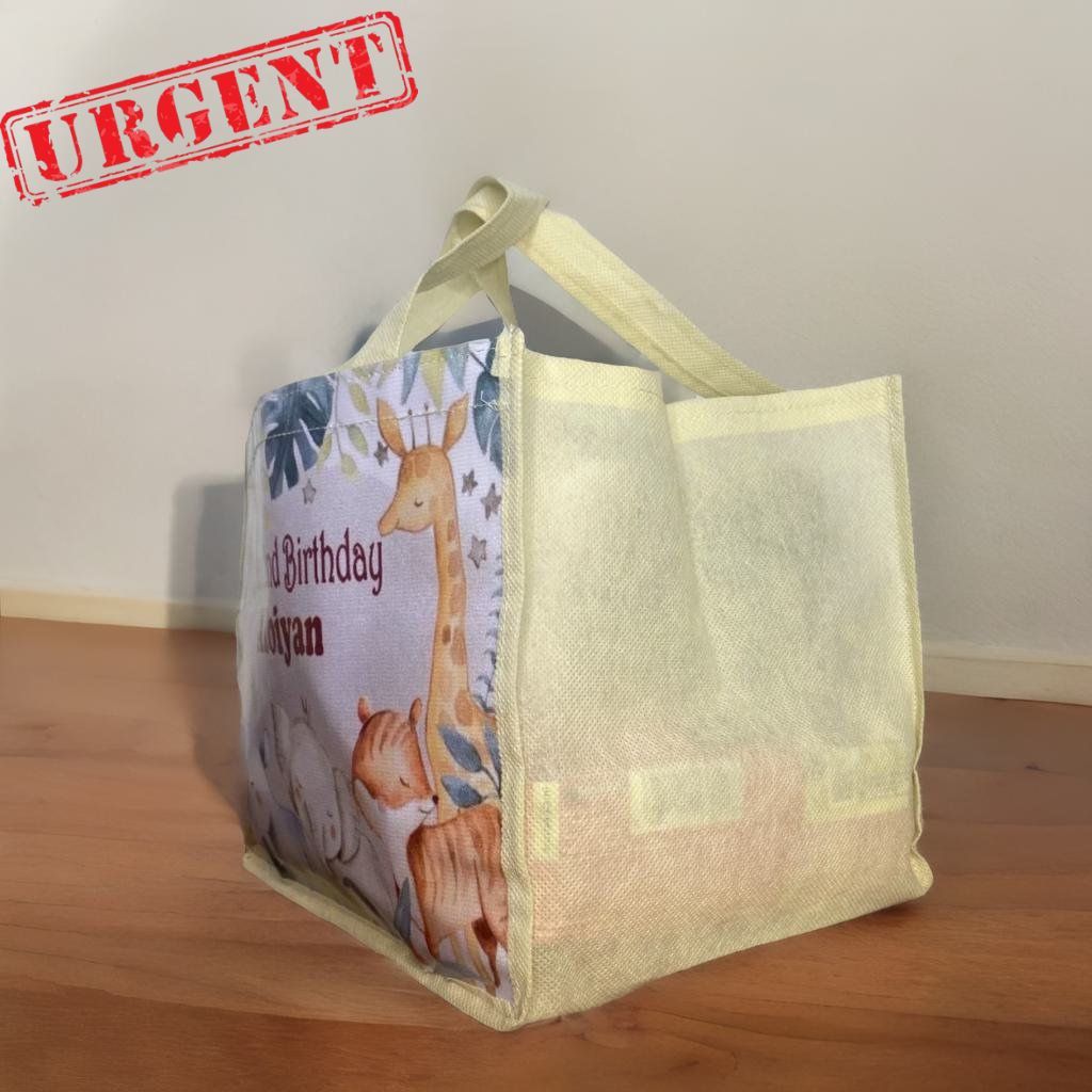 

[Pengerjaan Lebih Cepat] Tas Souvenir Ultah Landskap Bento Free Custom