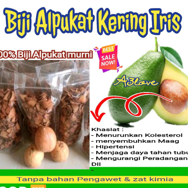 

HPXK1272 11.11 Biji Alpukat Kering iris ( 100 Gram ) kualitas Terjamin