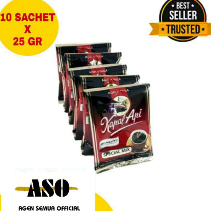 

PLTV6100 (V44859) KOPI KAPAL API SPECIAL MIX 25gr RENCENG ( ISI 10 )