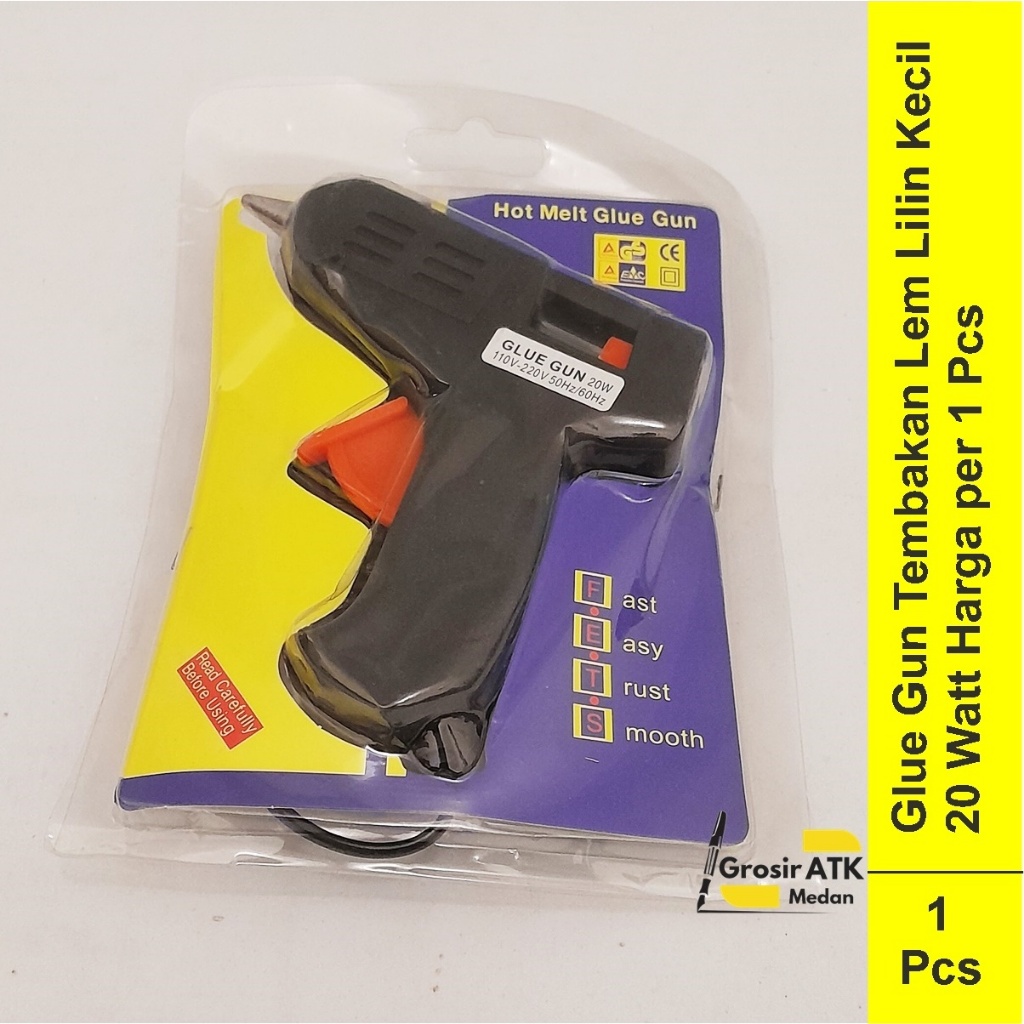 

Glue Gun Tembakan Lem Lilin kecil 20 Watt