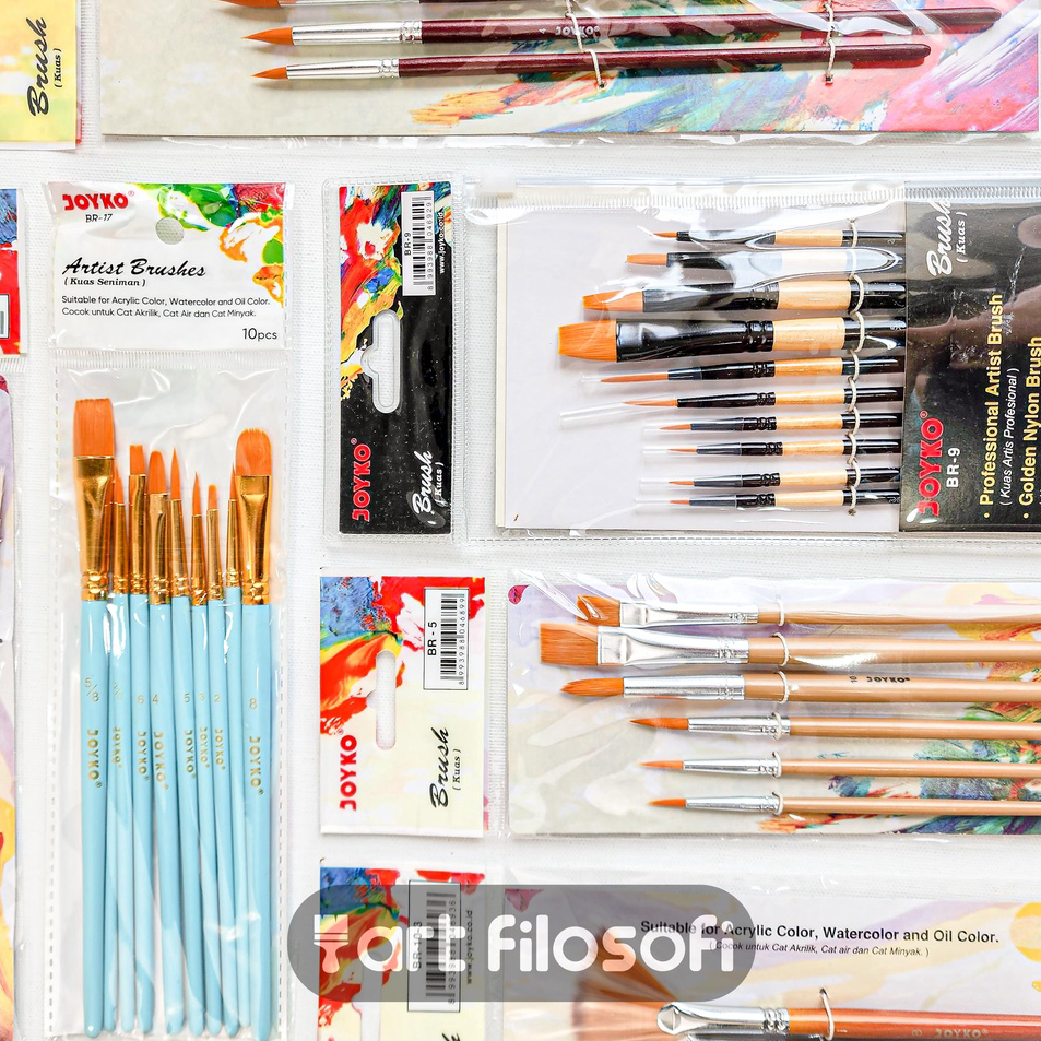 

Dijual Joyko Paint Brush Set | Kuas Lukis Set ↑❂❉