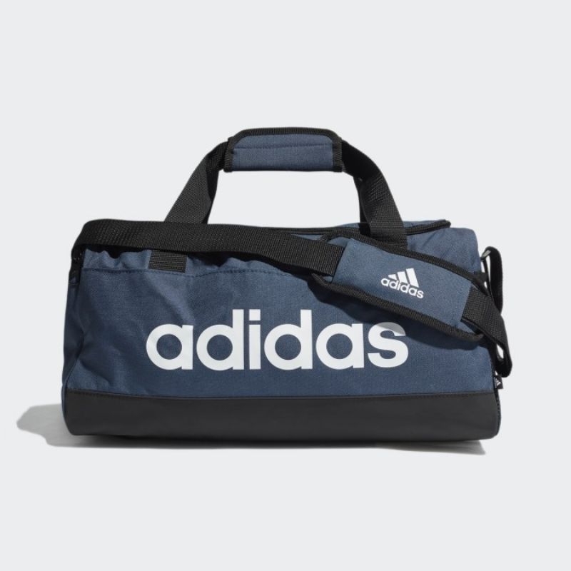 Original Adidas Sport Duffle Gym Travel Bag Tas Pria Olahraga Navy Blue Duffel