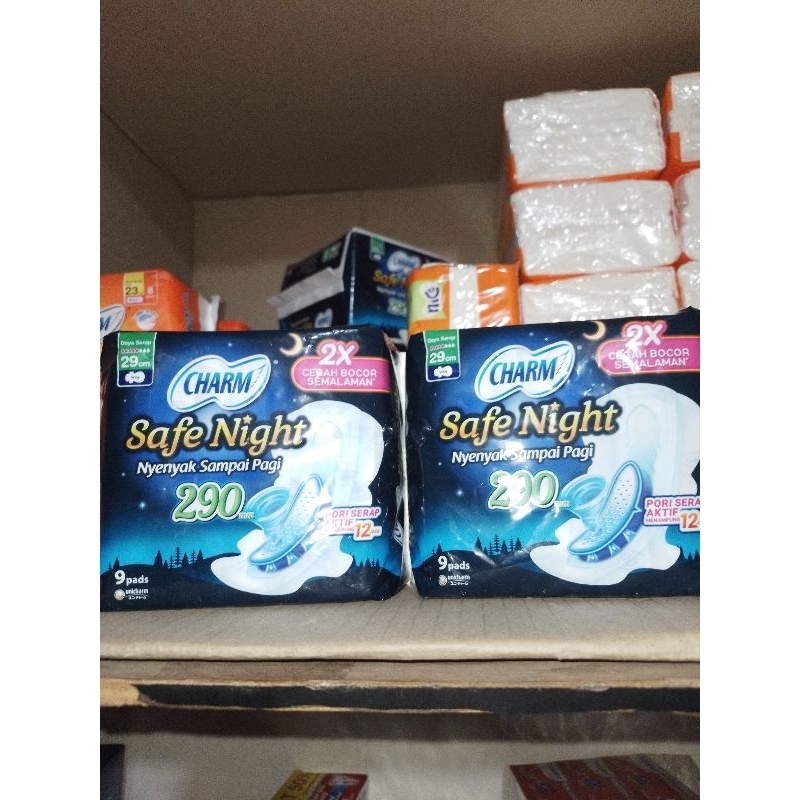 pembalut charm 290cm bersayap