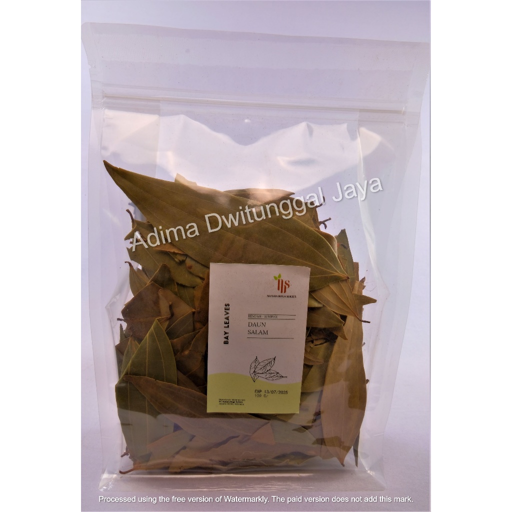 

Natura Boga Sukses Bay Leaves / Daun Salam 100gr