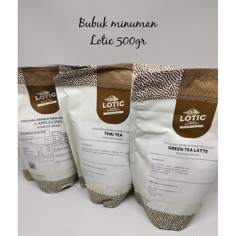 

Serbuk Minuman Merk Lotic 500gr (1pcs)