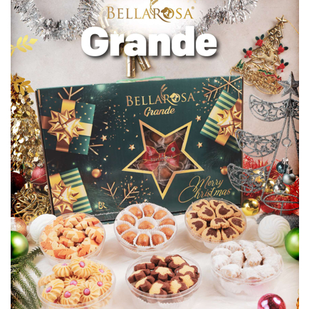 

Hampers Natal Paket Bellarosa kue kering premium Grande Christmas