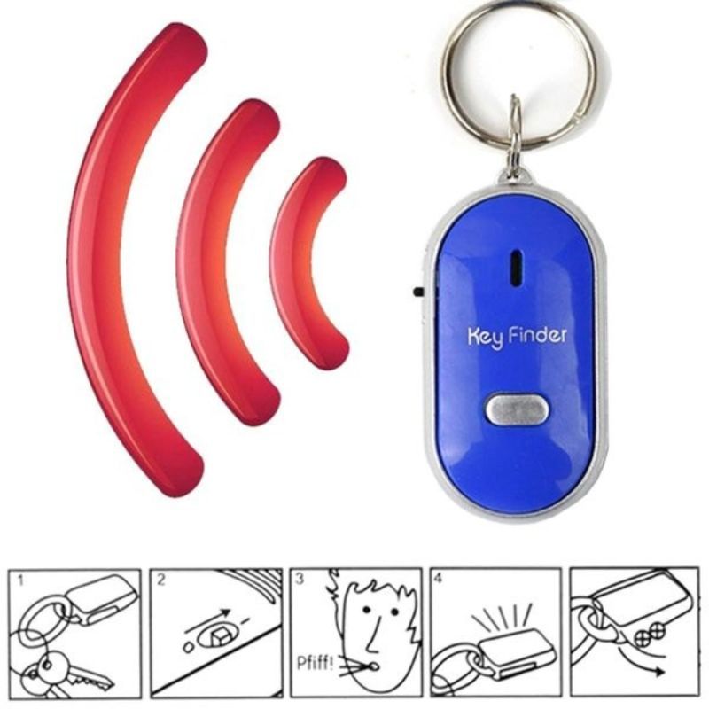 Key Finder Siul Gantungan Kunci Siul Finder Key Chain On Off Varian Warna