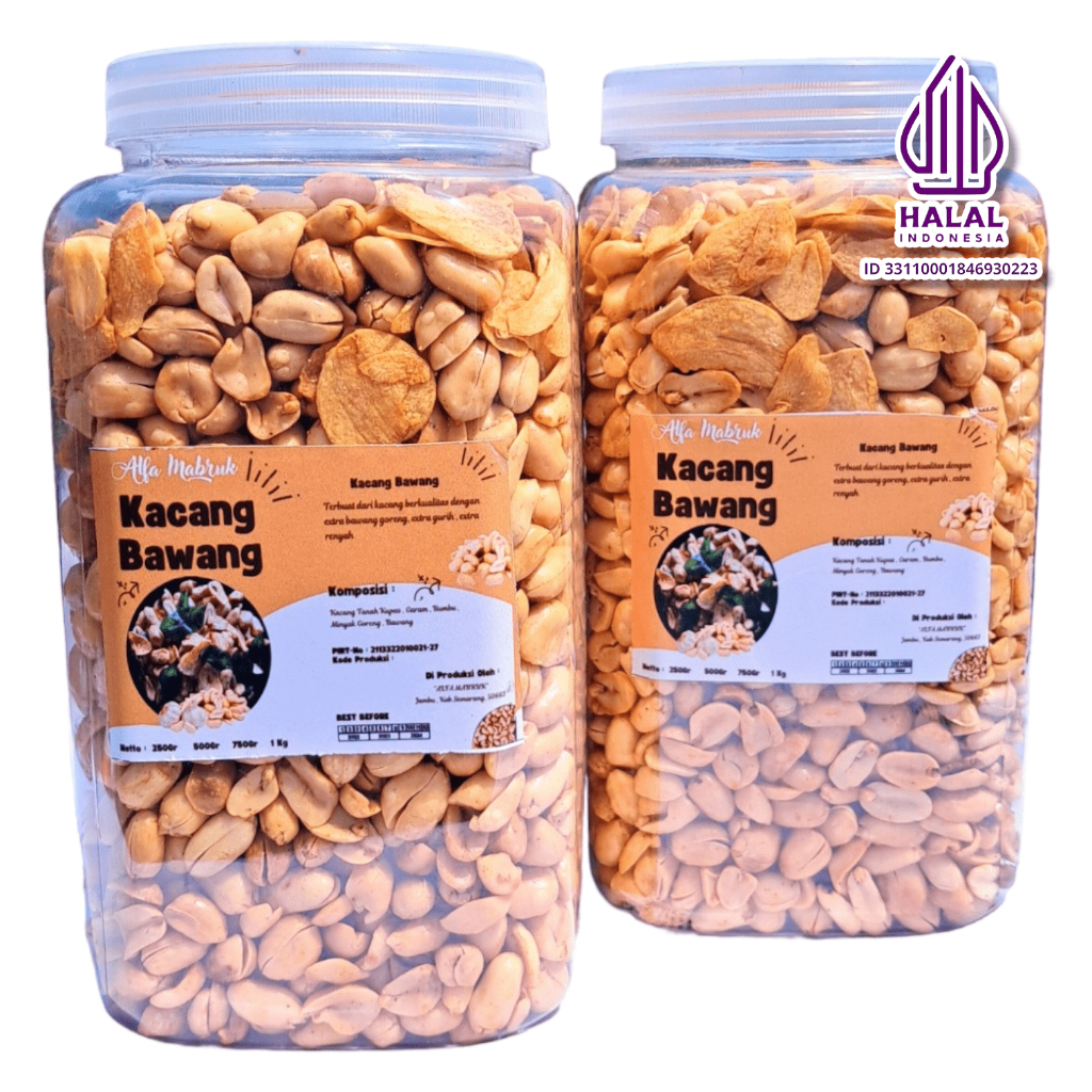 

Kacang Bawang Gurih Renyah Empuk / Kacang Bali Extra Bawang Goreng