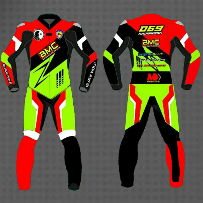 Wearpack custom wearpack balap roadrace drag race