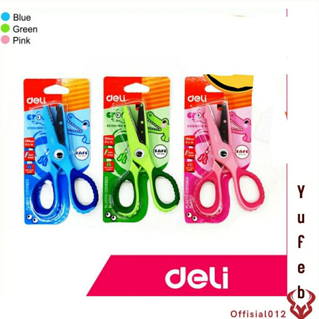 

Gunting Anak Deli 134 mm- 6071- Merah Muda