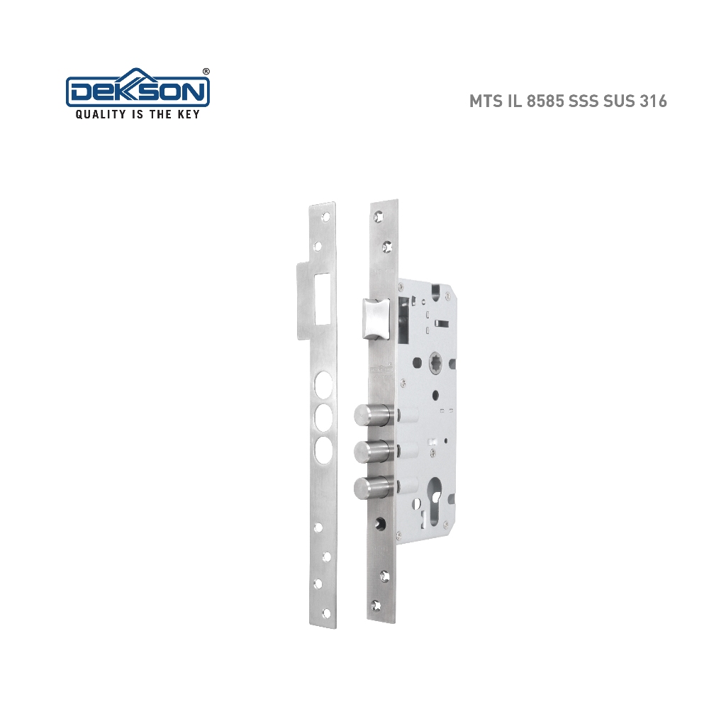 MORTISE LOCK DEKKSON 316 MTS RL 8585 SSS