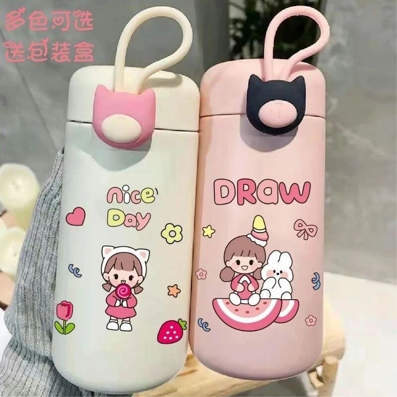 BOTOL MINUM KACA NICE DAY LUCU