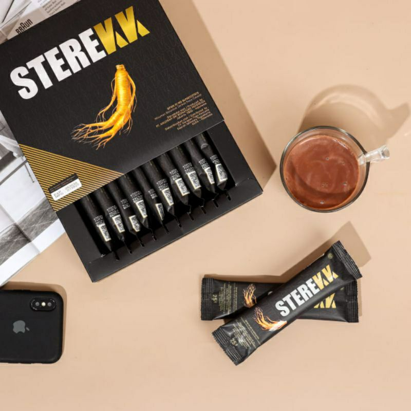 

KOPI STEREKK Rasa Coklat Swiss Plus Ginseng Korea (1SACHET)