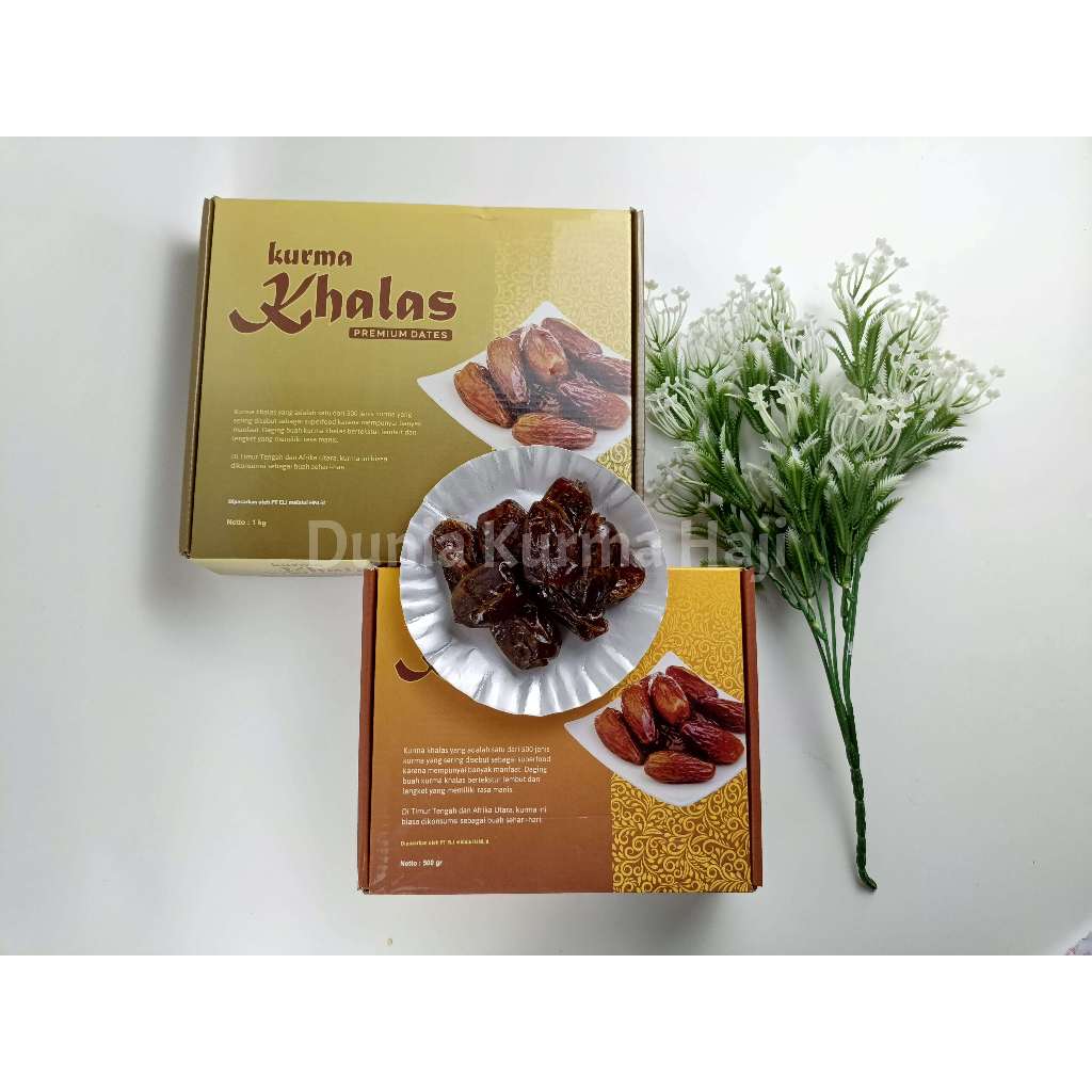 

Kurma Khalas Premium Dates Original | Kurma Arab Oleh Oleh Haji Umroh