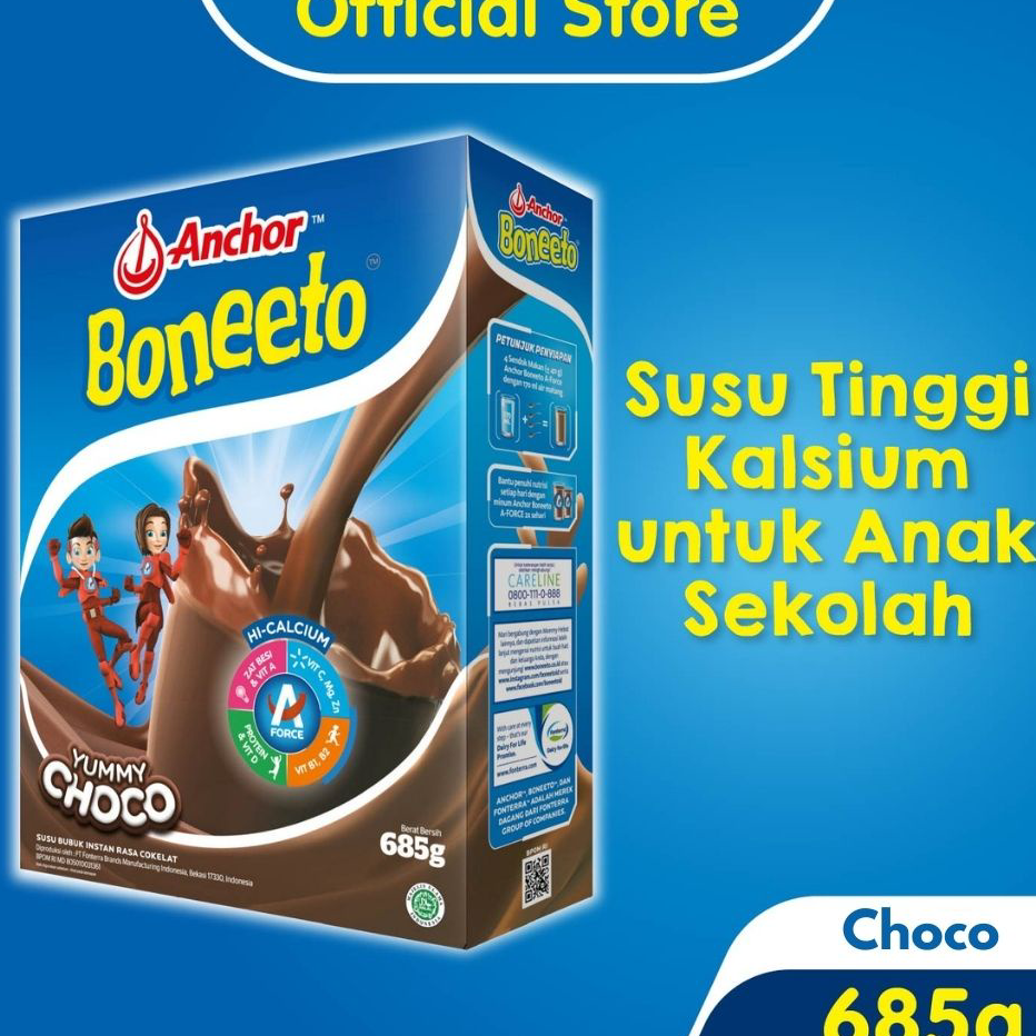 

GQSL9928 ✓ Boneeto Susu Bubuk Anak Sekolah Yummy Choco 685g - Nutrisi Pertumbuhan Anak untuk Daya Pikir dan Tubuh Aktif
