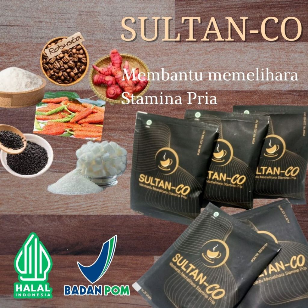 

Kopi Sultan-Co Asli Stamina Pria Resmi BPOM HALAL