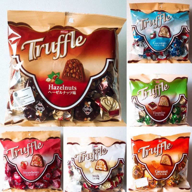 

2Xbtygneal Sakha Snack ) Elvan Truffle Coklat 115 Gram Coklat Arab Import Turki Turkey Original