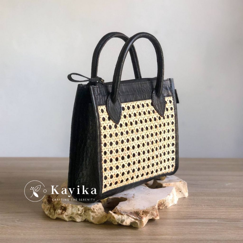 Tas Anyaman Rotan Webing - Tas Selempang - Tas Unik - Tas Rotan Bali