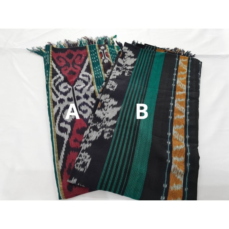 Blanket Tenun Potongan Hijau