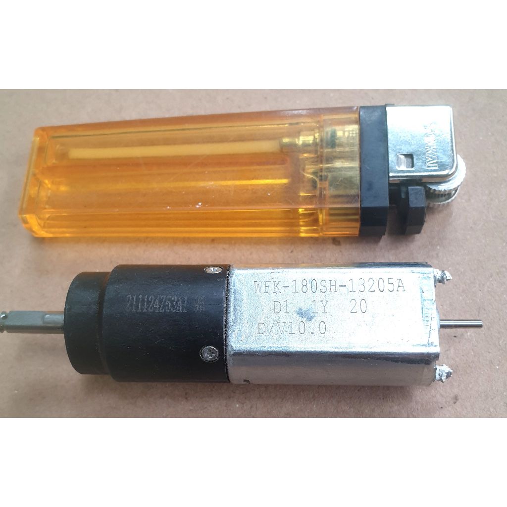 DC MOTOR MINI W/GEARBOX PLANETARY INPUT DC 10-12 VOLT, 60 RPM