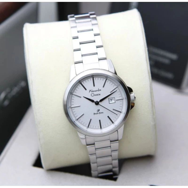 Jam Tangan Pria Alexandre Christie 6141 AC6141 AC 6141 MC Stainless