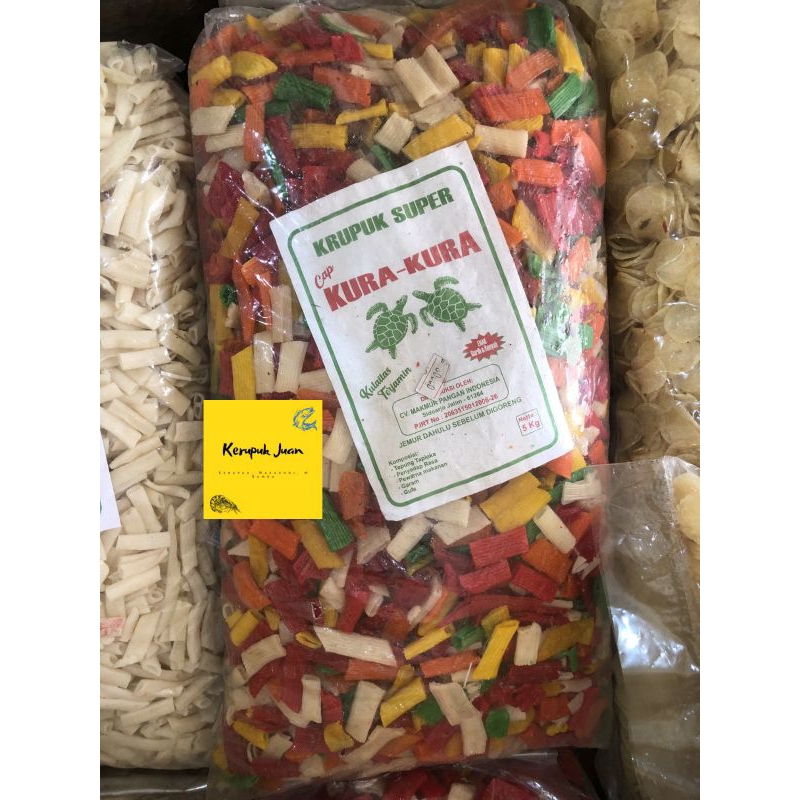 

Kerupuk Super Apollo / Milenium Cap Kura-Kura 5 KG / 1 Bal