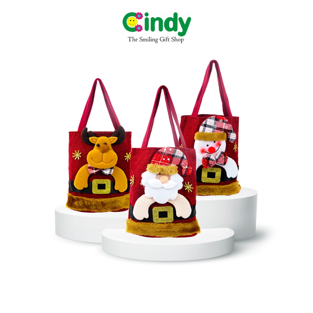 

CINDY Tas Natal 20 cm - Christmas Candy Bags - CBT1402