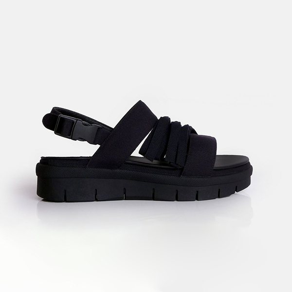 MKS - Sepatu Sandal Wanita Hitam (Eribbon Sandal Black)