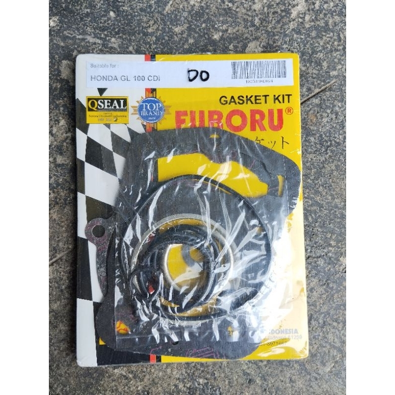 Paking Packing Gasket Kit Topset Top Set Honda Gl 100 CDI Fuboru