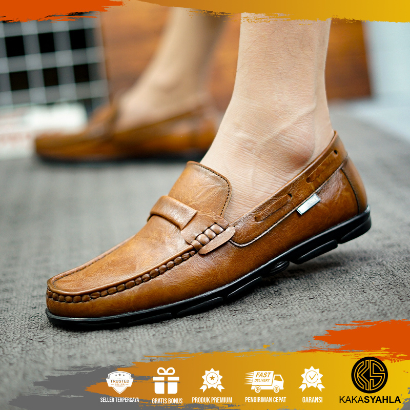 KS x MARGO - Sepatu Undangan Kulit Garut Asli Gereja Cowok Casual Formal Acara Resmi Pernikahan Pria