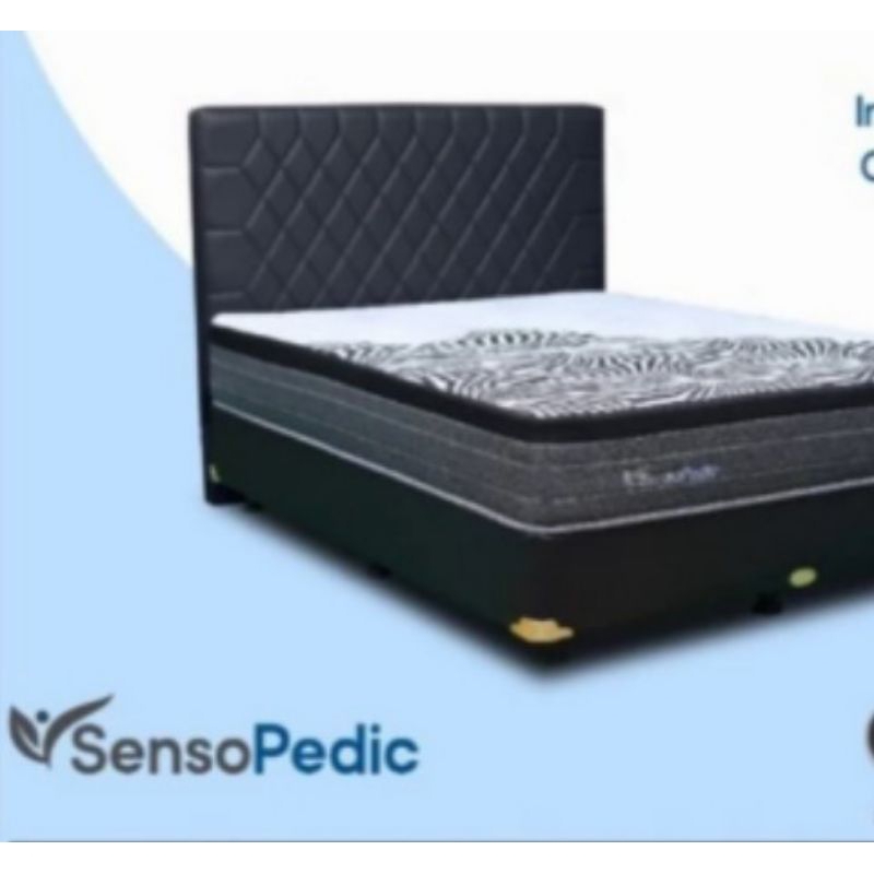SPRINGBED SENSOPEDIC MINIMALIS SPRINGBED MODERN SPRINGBED ELEGAN MURAH.SPRING BED CENTRAL KASUR CENT
