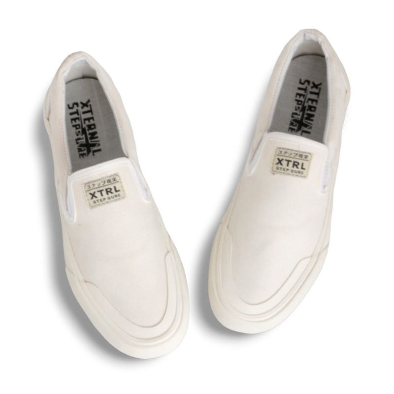 Sepatu Xternal Slip On Japan Offwhite Kasual Formal Original