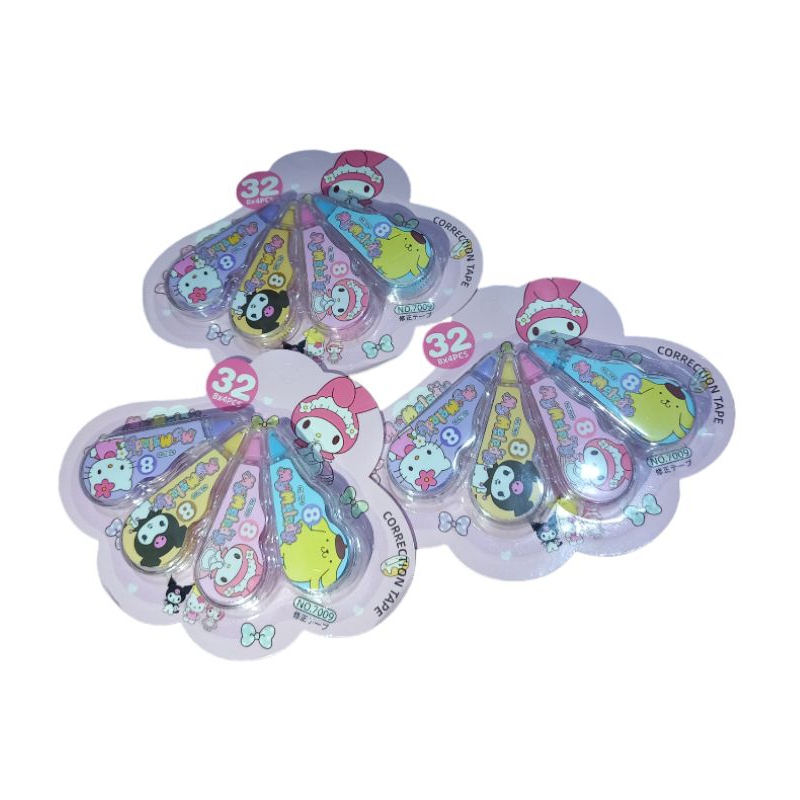 

Correction Tape Sanrio Isi 4 Pcs Tip Ex