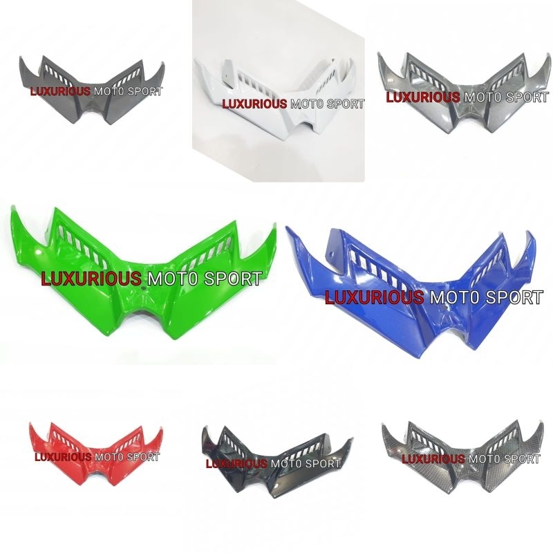 winglet plastik ninja250sl winglet sayap depan ninja 250 mono rr mono