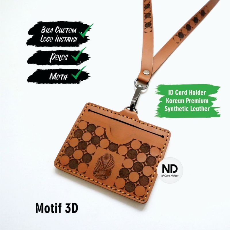 

Nametag Holder Horizontal Motif