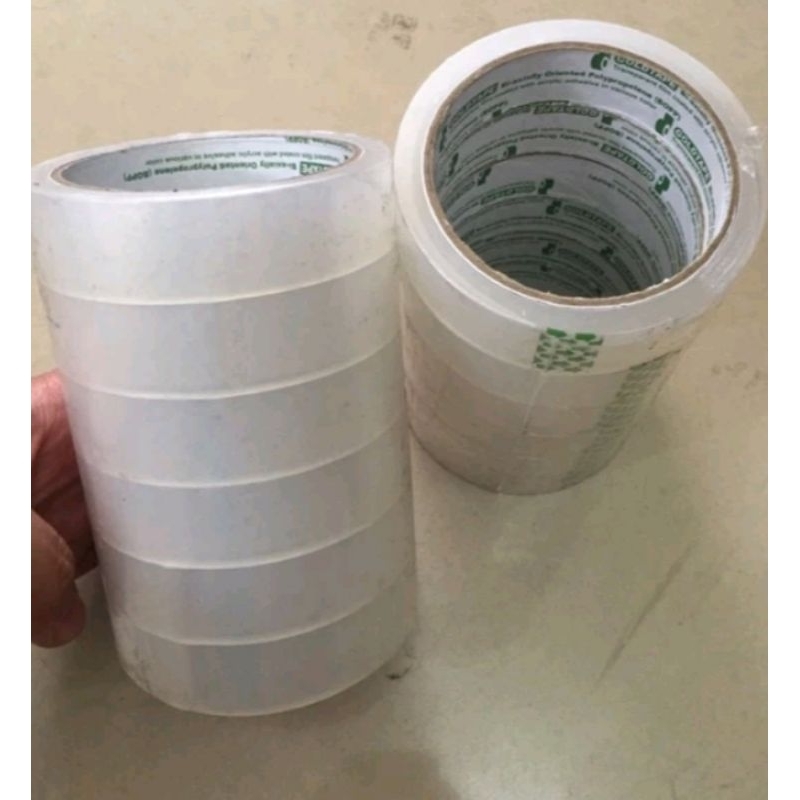 

Goldtape lakban/solatip bening 1inch 24mm x 60 y