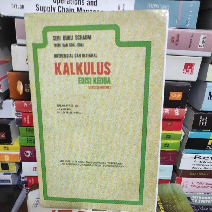 Model Baru Schaum Kalkulus diferensial dan integral by frank ayres lea prasetyo edisi 2