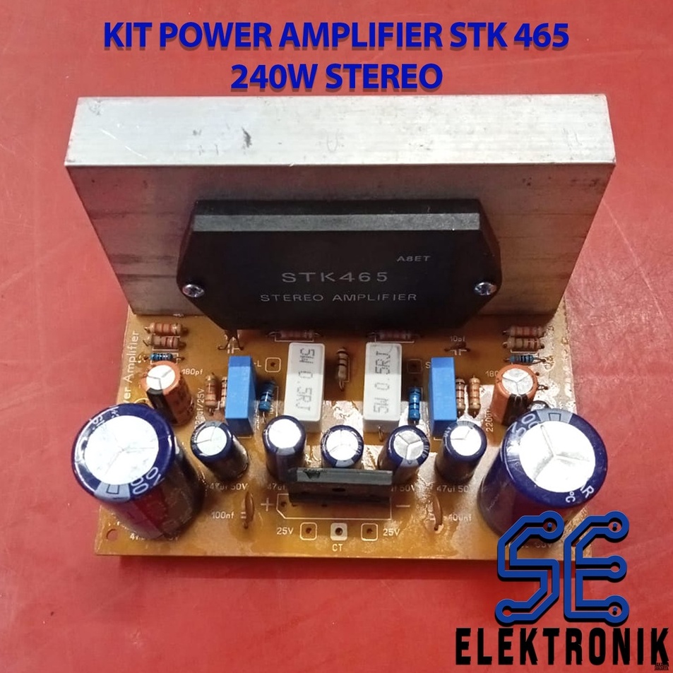 ｀ no Kit Power Amplifier STK 459 - 465 Stereo 240 W ✲ ▼