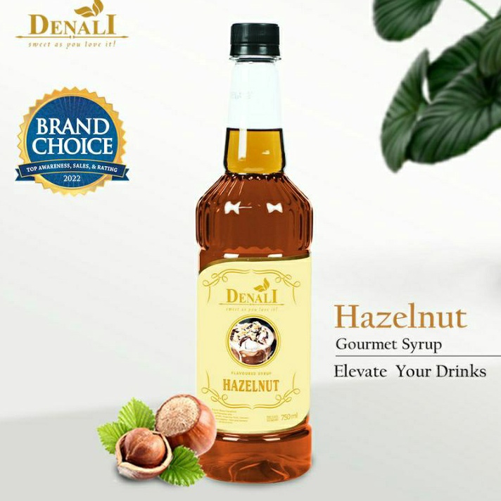 

➻➶✱✼ DENALI SYRUP 750 ML HAZELNUT SIRUP DENALI RASA HAZELNUT Ready Stock